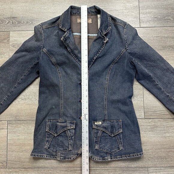 Levi Strauss Women’s Signature Stretch Denim Jean Jacket Sz M Y2K - Picture 5 of 5